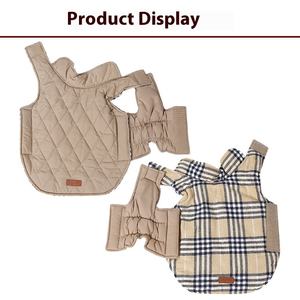 大型犬用ペット服,防水リバーシブルスタンドカラー犬用ジャケット秋冬用 - Product Image 4