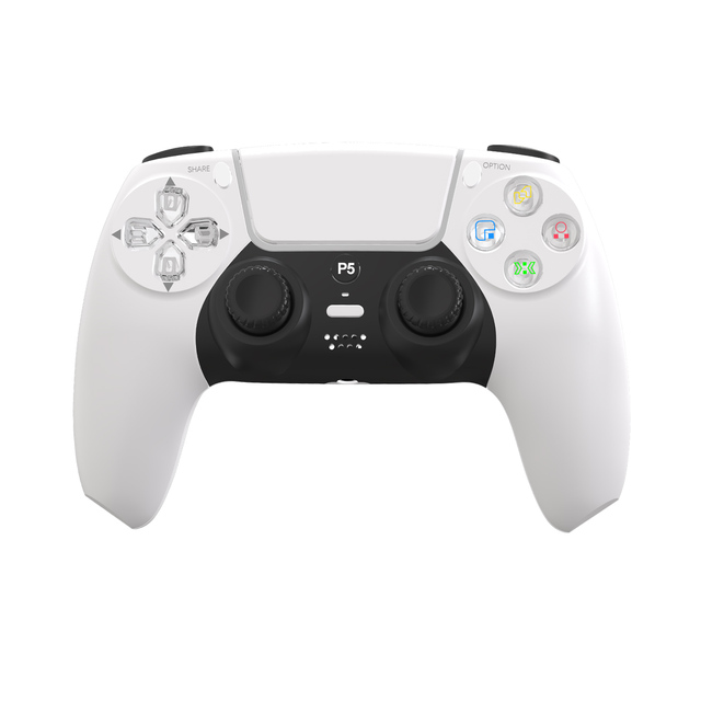 Multi-Function Bt Wireless Gaming Controller Handle for Ps5 Pc Double Vibration 6-Axis Gyro Sensor Motion Controller for PC Game