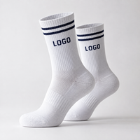 Chaussettes de course personnalisées avec logo, chaussettes de sport athlétiques, chaussettes respirantes en maille avec coussinets, OEM ODM