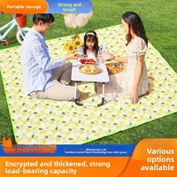 Couverture de pique-nique imperméable pour l'extérieur, tapis de plage, tapis de camping portable, grand format, pliable, lavable, à carreaux, pour voyage, pelouse, parc, bébé