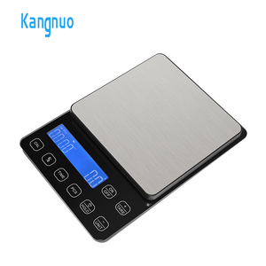 Supplier Stainless Steel Platform LCD <b>Timer</b> Tare PCS Unit electronic <b>kitchen</b> weighing scale food scale for Coffee Baking - Product Image 1