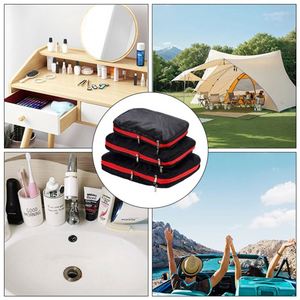 2025 Hot Selling Luggage <b>Compression</b> Pouches Business 3pcs Storage Organizer <b>Bag</b> Set for Traveling - Product Image 4