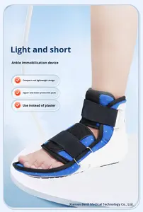 Orthopädischer Knöchel-<span class=keywords><strong>Cam</strong></span>-Walker-Stiefel Verstellbare Nylon-Achillessehnen-Rehabilitationsstütze für Männer Frauen Fußverletzungen - Product Image 5