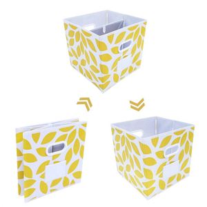 Boîtes de rangement pliables avec poignée, organisateur en cube respirant et peu encombrant, 12"L x 12"W x 12"H, lot de 6 - Product Image 4