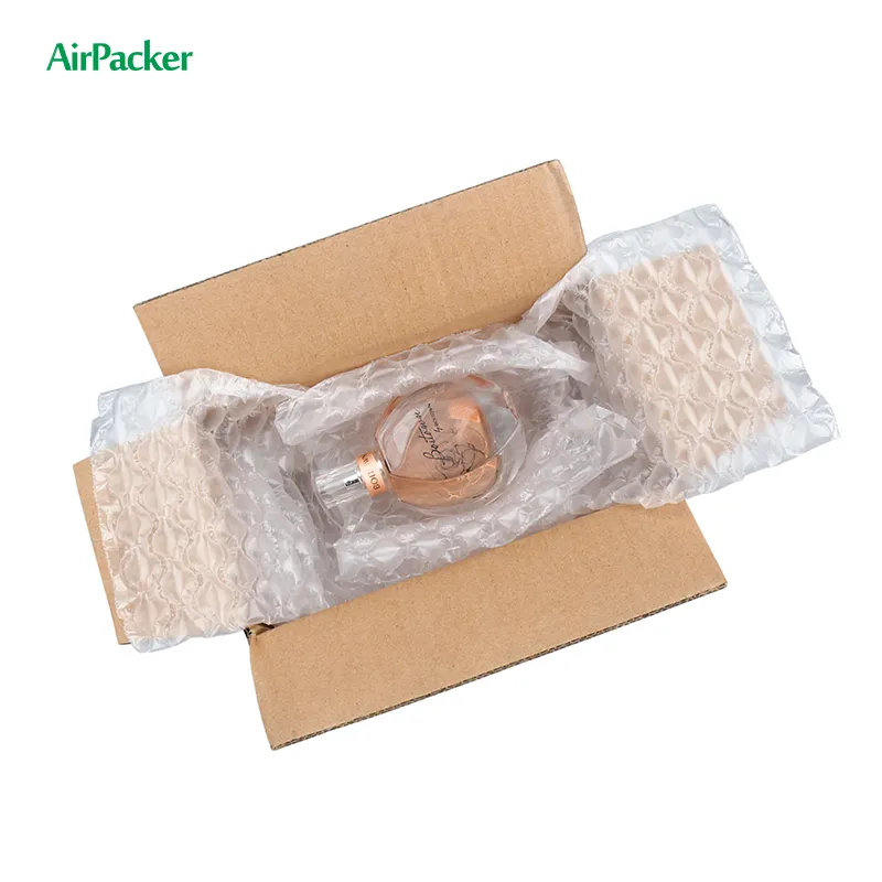 カスタマイズされたサイズの包装材料バブルロールラップ保護包装エアバッグロールクッションエアピローエアコラムバッグ