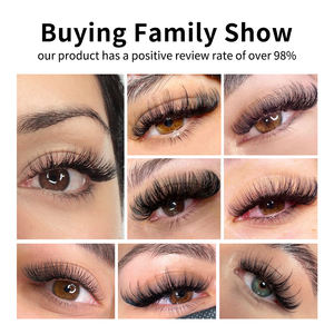 उच्च गुणवत्ता वाले पूर्व-निर्मित वॉल्यूम लैश प्रशंसकों की पलक 3 डी 4 डी 5 डी 6 डी 7d 8d 9d 10d लघु स्टेम पूर्व-निर्मित प्रशंसकों की पलक एक्सटेंशन - Product Image 3