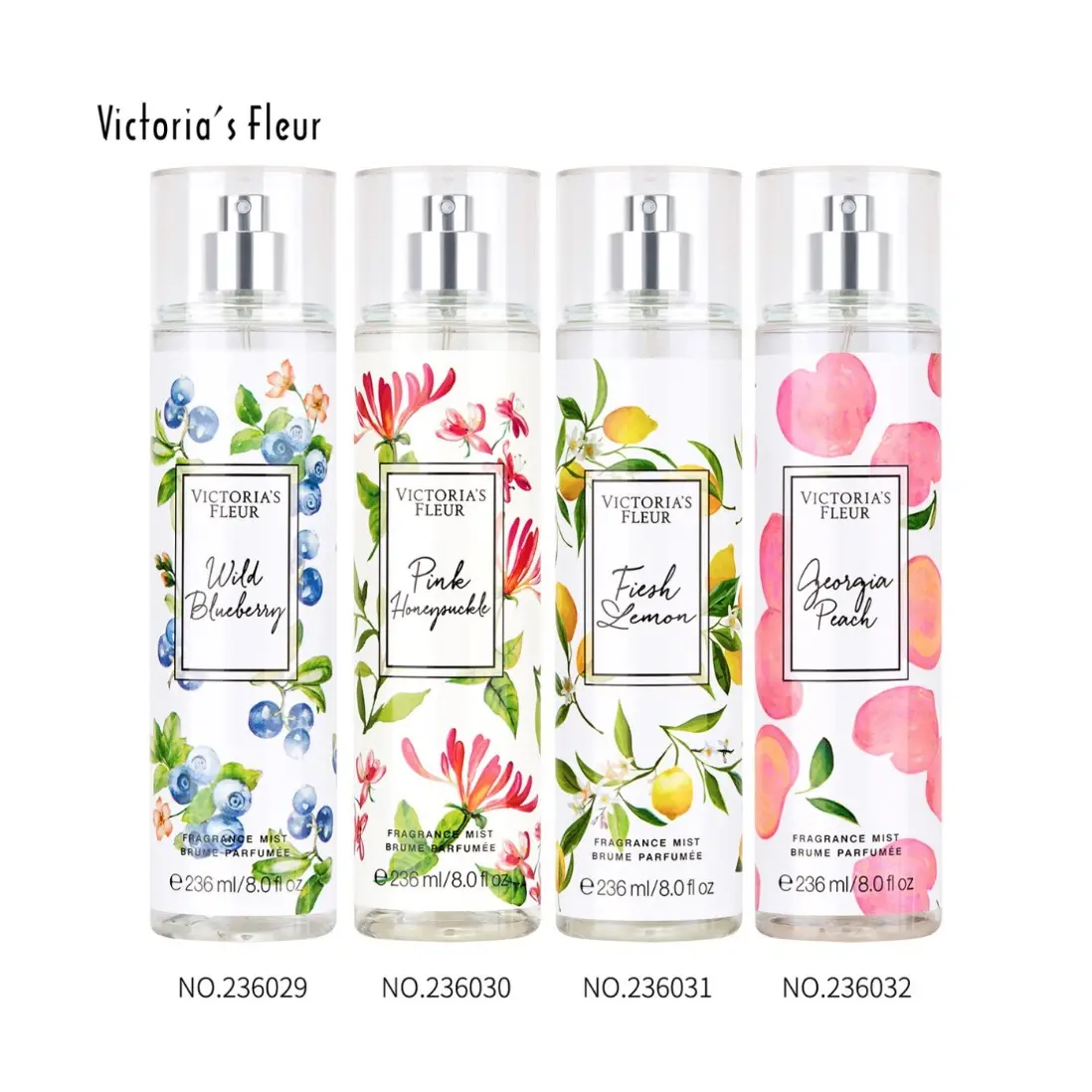 236Ml Groothandel Parfums Vrouwelijke Langdurige Bloemen Bloesem Deodorant Parfum Body Spray