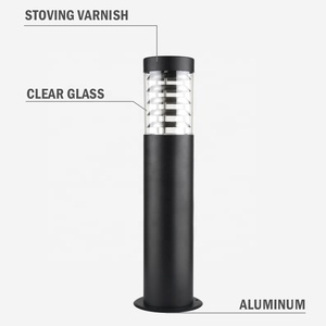 E27 Lampe de jardin <span class=keywords><strong>Pollard</strong></span> en acier inoxydable Applique murale extérieure IP54 Belle forme - Product Image 5