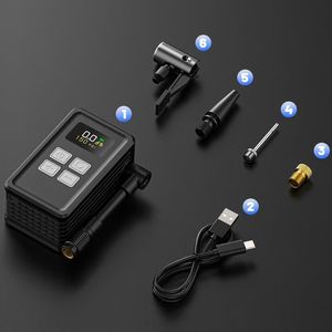 Pompe à vélo électrique antichoc Compresseur d'air portable robuste pour gonfleur d'air hors route et VTT - Product Image 2