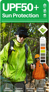 <span class=keywords><strong>Veste</strong></span> coupe-vent pliable, protection UV, <span class=keywords><strong>veste</strong></span> à capuche pour hommes et femmes, vêtements <span class=keywords><strong>de</strong></span> sport d'extérieur, légers - Product Image 2