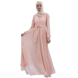 Robe musulmane pour femmes, Kaftan, vêtements ethniques islamiques, Abaya, grande taille, nouvelle collection, vente en gros, 2020