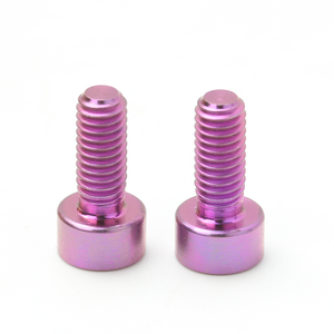 Sekrup Kepala Heksagonal Berlapis <span class=keywords><strong>Titanium</strong></span> Warna Pink, Baut Allen <span class=keywords><strong>Titanium</strong></span> - Product Image 2