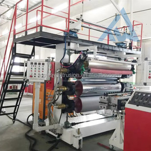 Máquina de fabricación de paneles de pared laminados UV de PVC, línea de producción de láminas de mármol artificial de PVC - Product Image 2