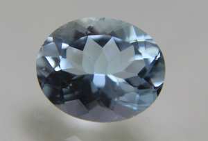 2,35 Ct Natural Sky Blue Aquamarine Gemstone Oval Cut Faceted Loose Stone para la fabricación de joyas - Product Image 5