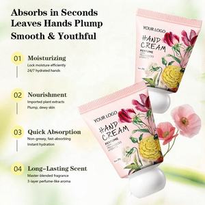 Crème pour les mains à l'acide hyaluronique blanchissant naturel de haute qualité avec logo personnalisé 30g Mains sèches Parfum Lotion hydratante Coréenne - Product Image 5