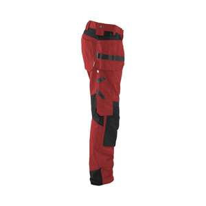 BLAKLADER - 155518605699C156 Pantalon Craftsman Rouge/Noir-PANTALON DE TRAVAIL EAN 7330509589601 PANTALON DE TRAVAIL CARGO - Product Image 4