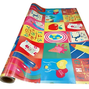 Disegno per bambini cartone animato carino pavimentazione in plastica vinile Pvc Linoleum rotolo rivestimento del pavimento tappeto foglio Mat laminato
