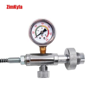 Adaptador de Conexión DIN DIN para Tanque de Buceo, Aleación de Aluminio Plateada OEM para Llenado de Aire, Manguera de 24'' 232 300 Bar - Product Image 2