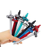 Stylo bille publicitaire en gros, nouveau, à thème automobile, avec autocollant en PVC souple, pour étudiants, cadeau idéal