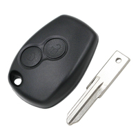 Clé à distance à 2 boutons 433 MHz avec puce PCF7947 pour Renault Kangoo Twingo Duster Trafic Clio 3 Modus Master VAC102 Blade