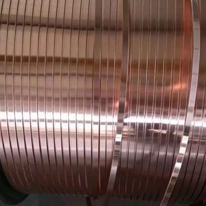 Cinta de Cobre 99.9% Puro, Bobina de Cobre para Iluminación y Conductores de Distribución de Energía, Estándar JIS ASTM DIN EN ISO, MOQ <span class=keywords><strong>10kg</strong></span> - Product Image 2