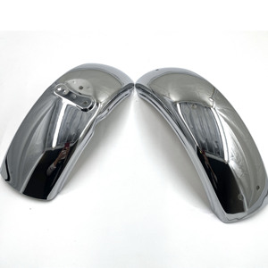 Points de fixation d'origine pour CT70 DAX ST70 <span class=keywords><strong>Moto</strong></span> vintage Ensemble de garde-boue avant et arrière chromés - Product Image 4
