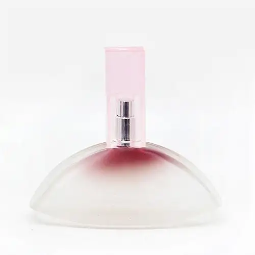 Pompe à capuchon rose de luxe, produit 2019, fabrication chinoise, vente en gros, pulvérisateur de parfum vides en verre, 50ml