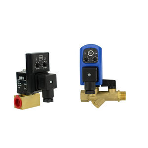 Katup Pembuangan Air Otomatis Elektronik untuk Kompresor Udara 1/4 inci, Katup Solenoid Pneumatik Pembuangan Air Otomatis - Product Image 6