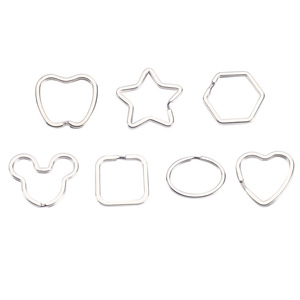 Hebilla de metal Hebilla irregular Anillo de metal Estrella pentagonal Hebilla circular cuadrada elíptica - Product Image 3