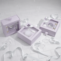 Boîte à cosmétiques avec logo personnalisé, emballage biodégradable, boîte cadeau de luxe pour les soins de la peau, coffret cadeau de parfum avec insert en papier