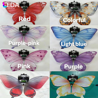 Drones à ailes battantes télécommandés LEDA Indoor LED Bionic Butterfly pour les décorations de mariage et de festivals de musique