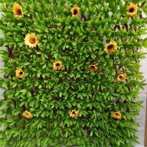 120cm jardín decoración del hogar uso temporal enrejado de jardín de plástico hoja de hiedra Artificial valla de privacidad extensible para jardines - Product Image 3