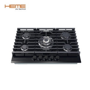 Fornitore cinese piano cottura da incasso in vetro temperato spessore 8 mm piano cottura a <span class=keywords><strong>Gas</strong></span> a 5 fuochi per cucina cucina <span class=keywords><strong>30</strong></span> pollici Cocina a <span class=keywords><strong>Gas</strong></span> - Product Image 2