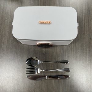 Smart Rechargeable Insulated Bento <b>Lunch</b> <b>Box</b> for Kids USB Battery Powered Heated Set Leakproof for <b>School</b> Car Outdoor Use - Product Image 1