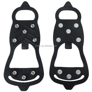 Ramponi Portatili Antiscivolo con 8 Punte in PVC TPE per Scarpe da Trekking e Arrampicata, con Sacchetto in PE - Product Image 3