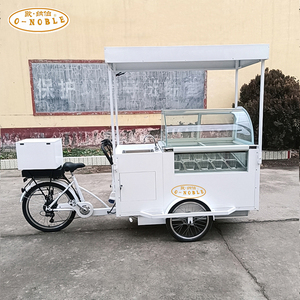 Glacière électrique pour crème glacée solaire motorisée, tricycle à vélo, chariot avec congélateur à batterie à vendre - Product Image 2