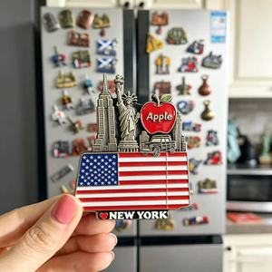 Imanes de Refrigerador Metálicos Ecológicos Personalizados con Impresión por Transferencia Térmica para Regalos Publicitarios, Decoración del Hogar, Regalos de Navidad - Product Image 2