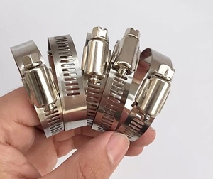 Collier de serrage pour tuyau de type américain USA en acier inoxydable SS304 316 de 8, 10, 12, 16, 18, 20 mm pour tuyau d'huile, <span class=keywords><strong>cheminée</strong></span>, tuyau d'échappement, système métrique - Product Image 5