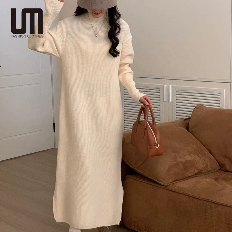 chinese dress ladies Elegant Plus Size V-Neck Long Sleeve Maxi Dress with Snow Patchwork fo   Canary Houze