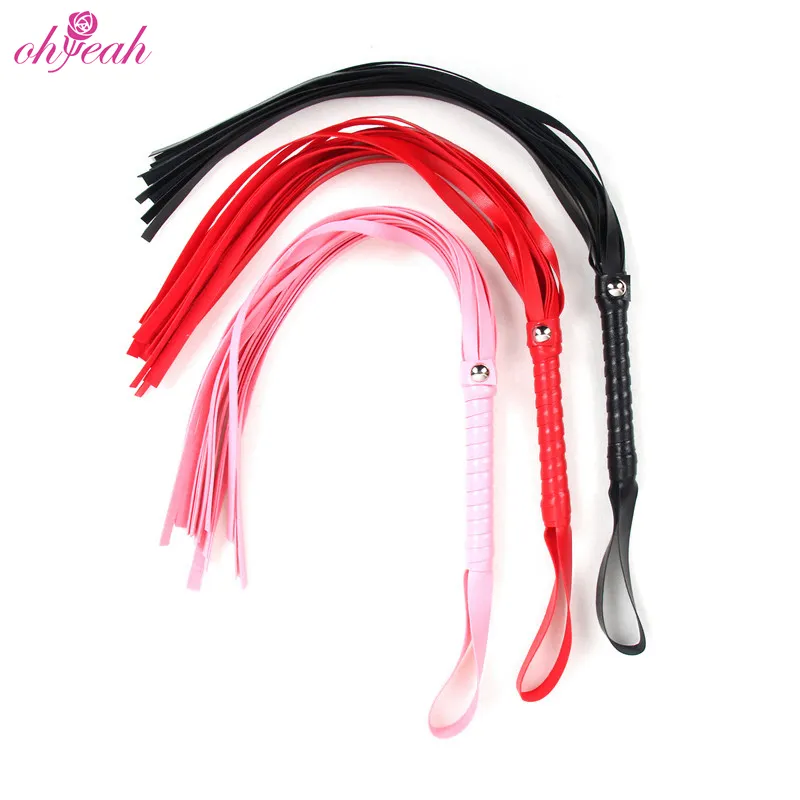 Wholesale in stock dominatrix flogger braided sex bdsm spanking leather whip