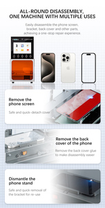 เครื่องแกะสลักเลเซอร์รุ่นใหม่ TBK 958ZU พร้อมระบบ AI อัจฉริยะสำหรับการถอดฝาหลังกระจกหน้าจอ LCD ของโทรศัพท์และ <span class=keywords><strong>iPad</strong></span> - Product Image 6