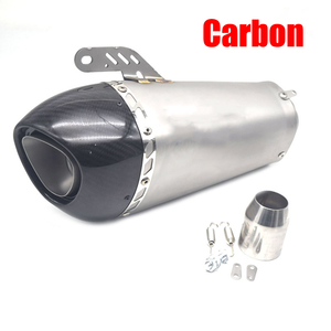 Tubo de Escape Universal para Motocicleta CHMotor Alpha, Silenciador de Fibra de Carbono, DB Killer, <span class=keywords><strong>ATV</strong></span>, Pit Dirt, 300cc, 600cc, <span class=keywords><strong>1000cc</strong></span>, Moto Deportiva - Product Image 3