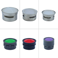 Aérateur de robinet de cuisine moderne en plastique, accessoires de lavabo, filtre, noyau d'aérateur, bec, protection anti-éclaboussures, noyau pour salle de bain
