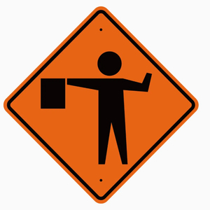 Señales de Tráfico Temporales de Aluminio Reflectantes Naranjas para Seguridad Vial, Advertencia de Construcción, Control de Tráfico, <span class=keywords><strong>Obras</strong></span> Viales - Product Image 3