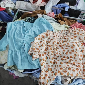 Ukay Ukay Bales : Lots de hauts courts pour femmes, chemisiers en coton d'occasion, chemises de seconde main pour femmes en gros - Product Image 2