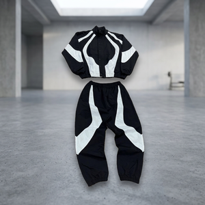 2025 High Quality Customized Regular Fit Breathable Winter Windbreaker <b>Zip</b>-<b>Up</b> <b>Jacket</b> Pants Two-Piece Set Unisex Adults Cotton - Product Image 3