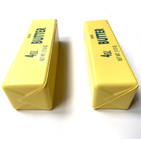 Slow Rebound PU Foam Stress Relief Realistic Yellow Butter Squishy Toy,for Sensory Play
