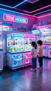 Machine à griffes d'arcade commerciale haut de gamme à monnayeur, distributeur de cadeaux et de peluches, à vendre pour centre de jeux intérieur - Product Image 6