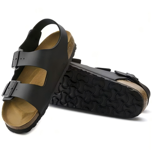 <span class=keywords><strong>Sandales</strong></span> unisexes à triple boucle avec bride de talon, semelle intérieure en liège, semelle extérieure en EVA, ajustables, <span class=keywords><strong>orthopédiques</strong></span>, pour hommes et femmes, vente en gros - Product Image 4
