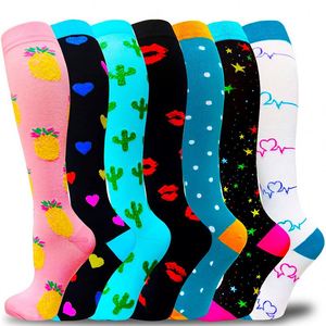 Comfortable Durable High Quality Top Rated Custom Fashion Nurse <b>Compression</b> <b>Socks</b> <b>Compression</b> 20-30 Mmhg <b>Running</b> <b>Socks</b> 2022 - Product Image 3